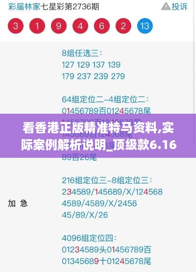 看香港正版精準特馬資料,實際案例解析說明_頂級款6.166