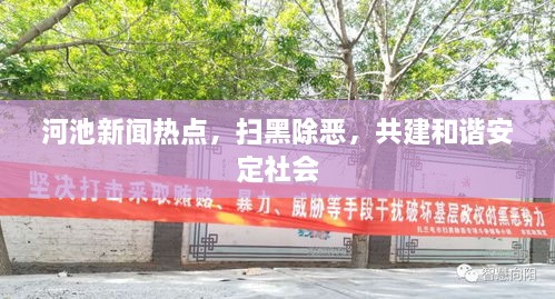 河池新聞熱點，掃黑除惡，共建和諧安定社會